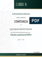 Constancia COVID19