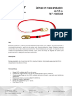 Ficha Tecnica Eslinga Posicionamiento 3M Ref. 1385301 PDF