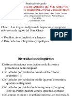 Seminario LI 2019 - Clase 1 - Lenguas Indígenas de Argentina