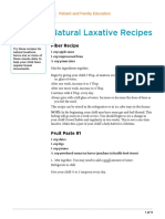 Natural Laxative Recipes: Fiber Recipe