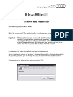 Data Installation ELSAWIN - DVD - Audi - English