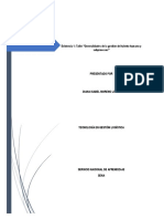 Evidencia 1: Taller "Generalidades de La Gestión Del Talento Humano y Subprocesos"