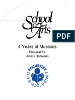 4 Years of Musicals: Proposal By: Jimmy Hartmann