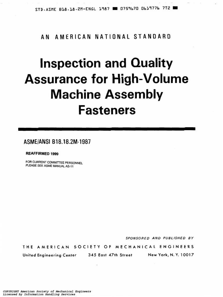 Asme b18 18 2m r1999 pdf screw specification technical standard 