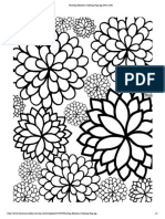 Bursting Blossoms Coloring Page