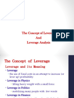 Chapter 05 The Concept of Leverage and Leverage Analysis