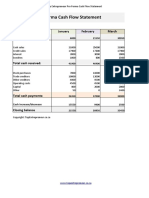 Pro Forma Cash Flow Statement.xlsx