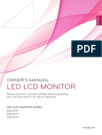 LG Flatron EB2442 Monitor User Manual