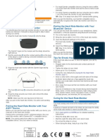 HRM-Dual: Putting On The Heart Rate Monitor Pairing The Heart Rate Monitor With Your Bluetooth Device