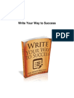 Write Your Way to Success