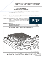 Technical Service Information: Automatic Transmission Service Group