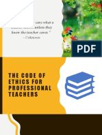 The Code of Ethics For Professional Teachers