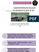 Peranan Laboratorium Dalam Proses Pelayanan Klinik Di RS (P4R PPDS)