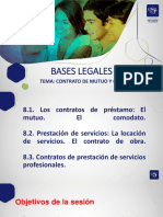 Bases Legales - 19-I - 03 - Semana 08 Contratos de Préstamo y Prestación de Servicios TODO PDF