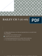 BAILEY CH 5 (41-60) : Dr. Mariance