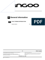 General Information: Fault Finding Introduction