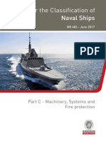 Rules For The Classification of Naval Ships: Part C - Machinery, Systems and Fire Protection