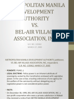 Metropolitan Manila Development Authority VS. Bel-Air Village Association, Inc