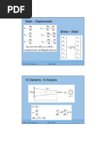 Strain - Displacement: Aait - Civil Engineering - Bedilu Habte 1