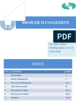 Broiler Management: - Dr. Rahul Mittal PGDM (ABM) 2014-16 Manage