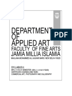Department OF Applied Art: Faculty of Fine Arts