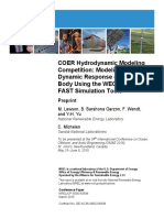 COER Hydrodynamic Modeling Competition: Modeling The Dynamic Response of A Floating Body Using The WEC-Sim and FAST Simulation Tools