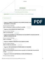 Evaluación Primeros Auxilios