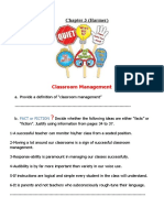 Classroom Management Preparation For Task