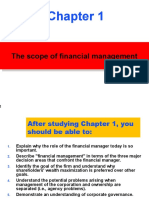 The Scope of Financial Management