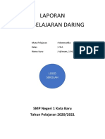 Contoh Cover Laporan Daring Matematika PDF