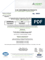 1er Seguimiento 14260s1 Certificado F, PDF, Visión