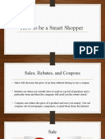 How To Be A Smart Shopper