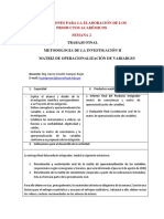 Metodología de La Investigación - Hoja de Actividades Semana 2 - Lima Este