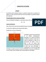 CONCEPTOS FLOTACIÓN