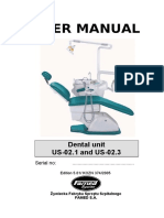 Famed Dental Unit US-02 - User Manual PDF