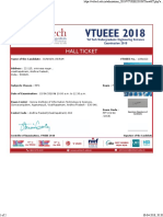 VTUEEE 2018 Phase II Hall Ticket Download