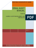 Part III - Sample Audit Checklists PDF