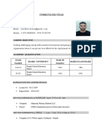 Curriculum Vitae: Harjit Singh