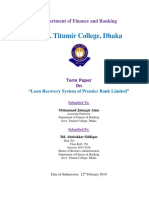 Govt. Titumir College, Dhaka: Department of Finance and Banking