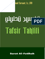 Tafsir Fatihah Sarwat