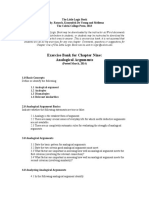 Analogical Arguments Exercise Bank