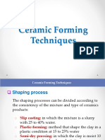 Ceramic Forming Techniques (2)