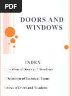 Doors and Windows