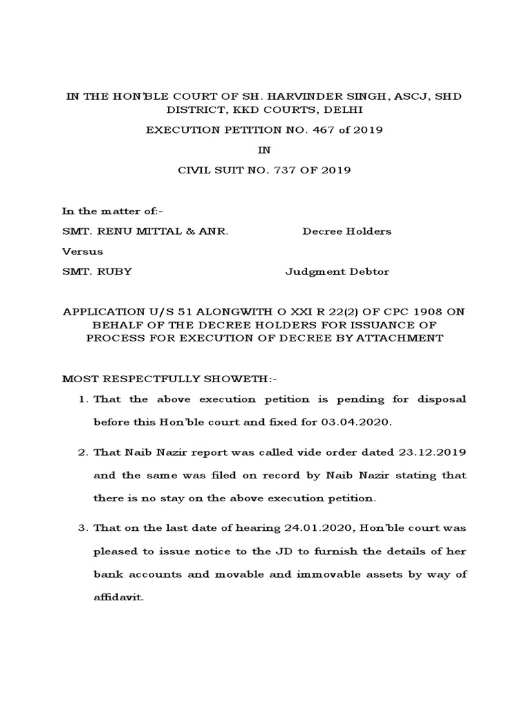 Attachment application pdf judgment law civil law common law 