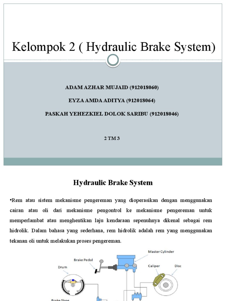 Hydraulic Brake System | PDF