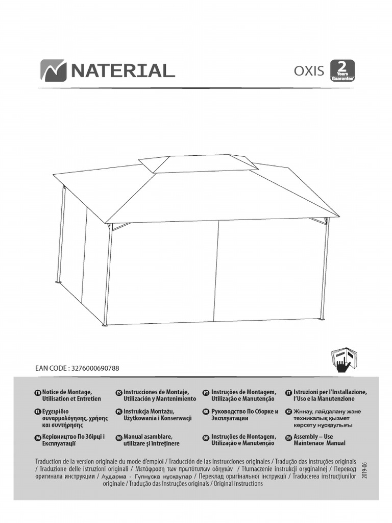 Pergola Met Naterial Oxis 300x400cm Topo | PDF