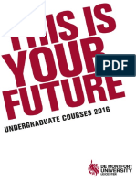 De Montfort University - Your Personalised Prospectus PDF