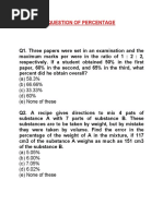 Question of Percentage: (A) 58.3% (B) 66.66% (C) 33.33% (D) 60% (E) None of These