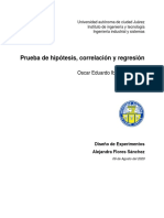 Prueba de Hipótesis, Correlación y Regresión PDF