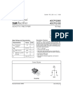 40CPQ080 40CPQ100: Schottky Rectifier 40 Amp